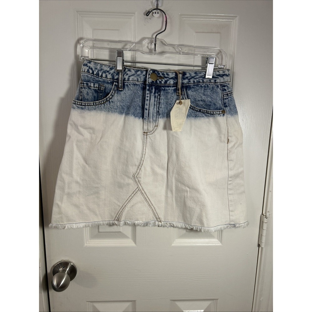 Easel‎ Los Angeles Denim Jean Skirt Womens Small NWT